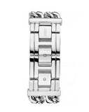 Guess Mod Heavy Metal Silver Dial Silver Steel Strap Watch For Women - W1117L1 Buy Now By Guess