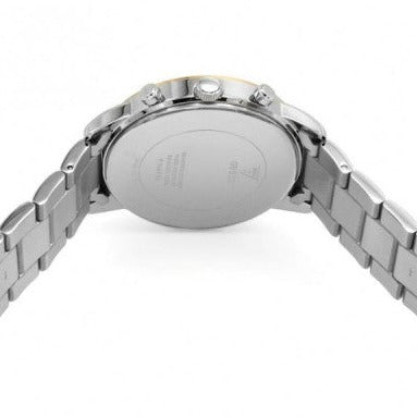 Guess Hendrix Chronograph Blue Dial Two Tone Steel Strap Watch for Men - W1309G4 Buy Now By Guess