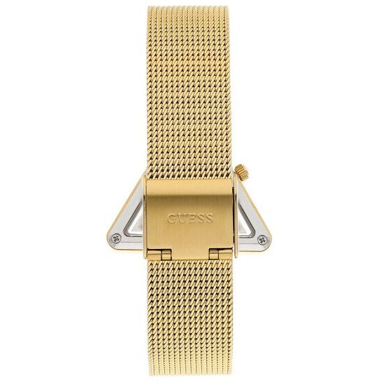 Guess Fame Diamonds Gold Dial Gold Mesh Bracelet Watch for Women - GW0508L2 Buy Now By Guess