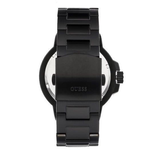 Guess Track Black Dial Black Steel Strap Watch for Men - GW0426G3 Buy Now By Guess