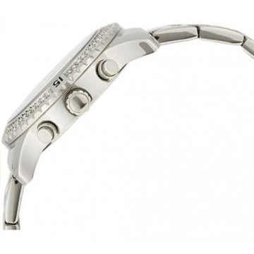 Guess Confetti Diamonds Blue Dial Silver Steel Strap Watch for Women - W0774L6 Buy Now By Guess