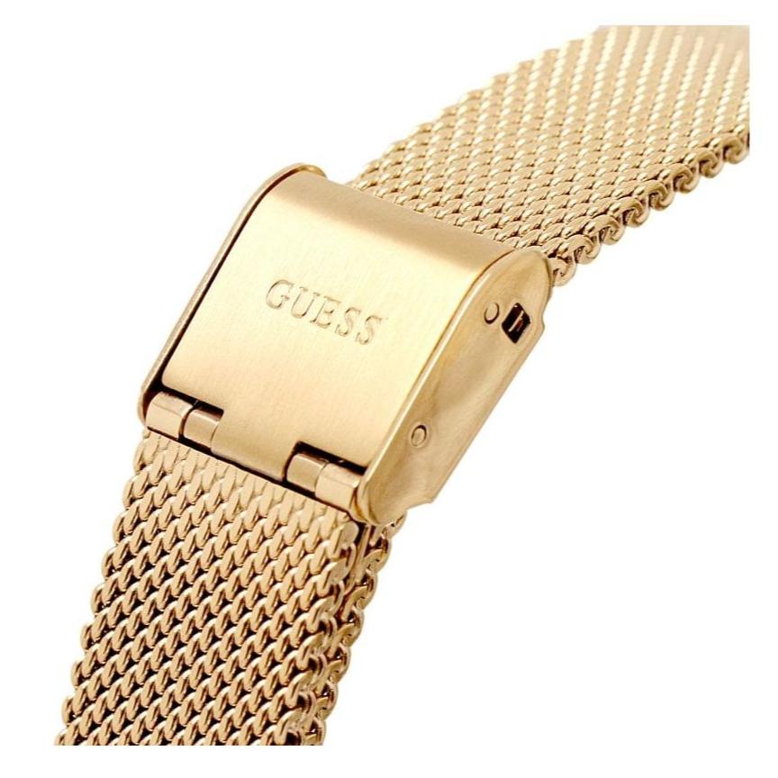 Guess Dream Quartz Gold Dial Gold Mesh Strap Watch For Women - GW0550L2 Buy Now By Guess