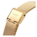 Guess Dream Quartz Gold Dial Gold Mesh Strap Watch For Women - GW0550L2 Buy Now By Guess