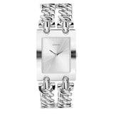 Guess Mod Heavy Metal Silver Dial Silver Steel Strap Watch For Women - W1117L1 Buy Now By Guess