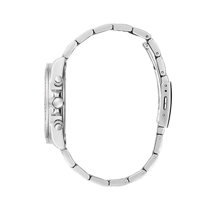 Guess Sol Chronograph Crystals Multicolor Dial Silver Steel Strap Watch For Women - GW0483L1 Buy Now By Guess
