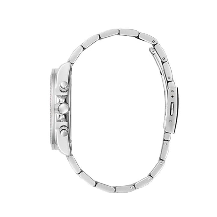 Guess Sol Chronograph Crystals Multicolor Dial Silver Steel Strap Watch For Women - GW0483L1 Buy Now By Guess