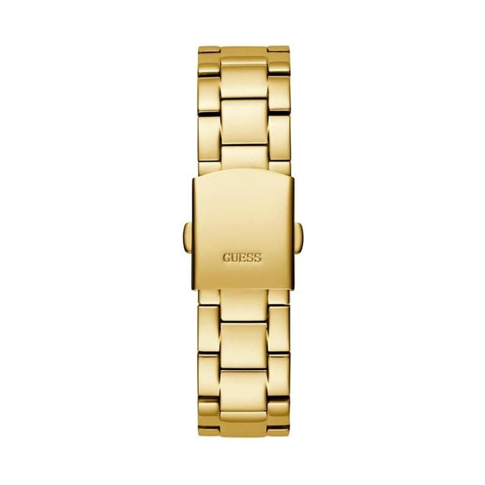 Guess Confetti Chronograph Rainbow Dial Gold Steel Strap Watch For Women - GW0483L4 Buy Now By Guess