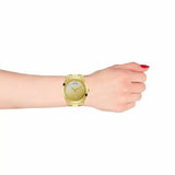 Guess Crush Gold Dial Gold Steel Strap Watch For Women - GW0020L2 Buy Now By Guess