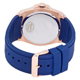 Guess Maverick Blue Dial Blue Rubber Strap Watch for Men - W0485G1 Buy Now By Guess