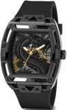 Guess Legend Analog Black Dial Black Rubber Strap Watch For Men - GW0648G1 Buy Now By Guess