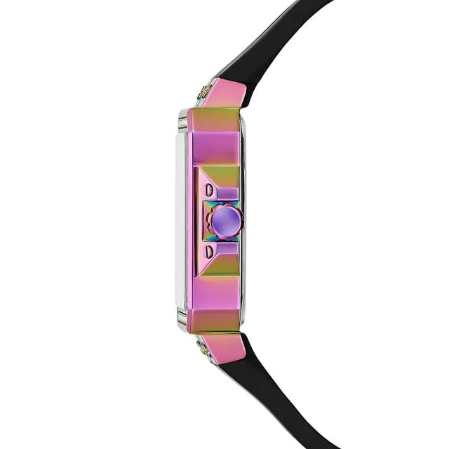 Guess Libra Black Dial Black Silicone Strap Watch For Women - GW0618L3 Buy Now By Guess