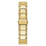 Guess Lily Quartz Gold Dial Gold Steel Strap Watch For Women - GW0528L2 Buy Now By Guess