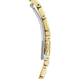 Guess Luna White Dial Gold Steel Strap Watch for Women - GW0308L2 Buy Now By Guess