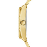 Guess Luna White Dial Gold Steel Strap Watch for Women - GW0308L2 Buy Now By Guess
