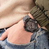 Guess Matrix Multifunction Grey Dial Grey Rubber Strap Watch for Men - GW0423G3 Buy Now By Guess