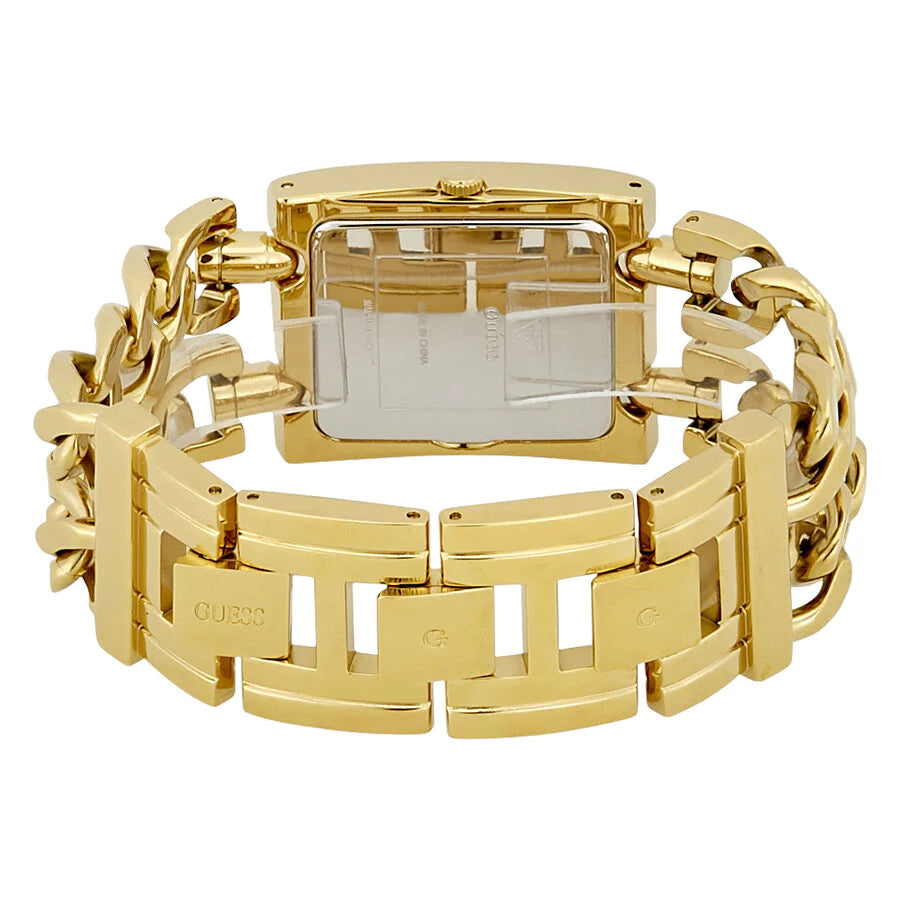 Guess MOD Heavy Metal Diamonds Gold Dial Gold Steel Strap Watch for Women - W0072L1 Buy Now By Guess