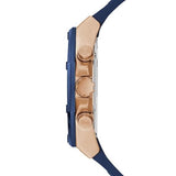 Guess Momentum Chronograph Blue Dial Blue Rubber Strap Watch for Men - GW0263G2 Buy Now By Guess