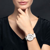 Guess Overdrive Analog White Dial White Rubber Strap Watch for Women - W10614L2 Buy Now By Guess