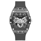 Guess Phoenix Multifunction Black Dial Black Rubber Strap Watch for Men - GW0203G3 Buy Now By Guess