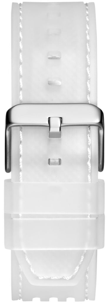 Guess Phoenix Quartz Green Dial Transparent Silicone Strap Watch For Men - GW0499G8 Buy Now By Guess