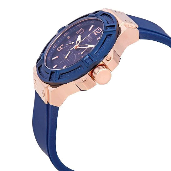 Guess Jet Setter Analog Quartz Blue Dial Blue Rubber Strap Watch For Women - W0571L1 Buy Now By Guess