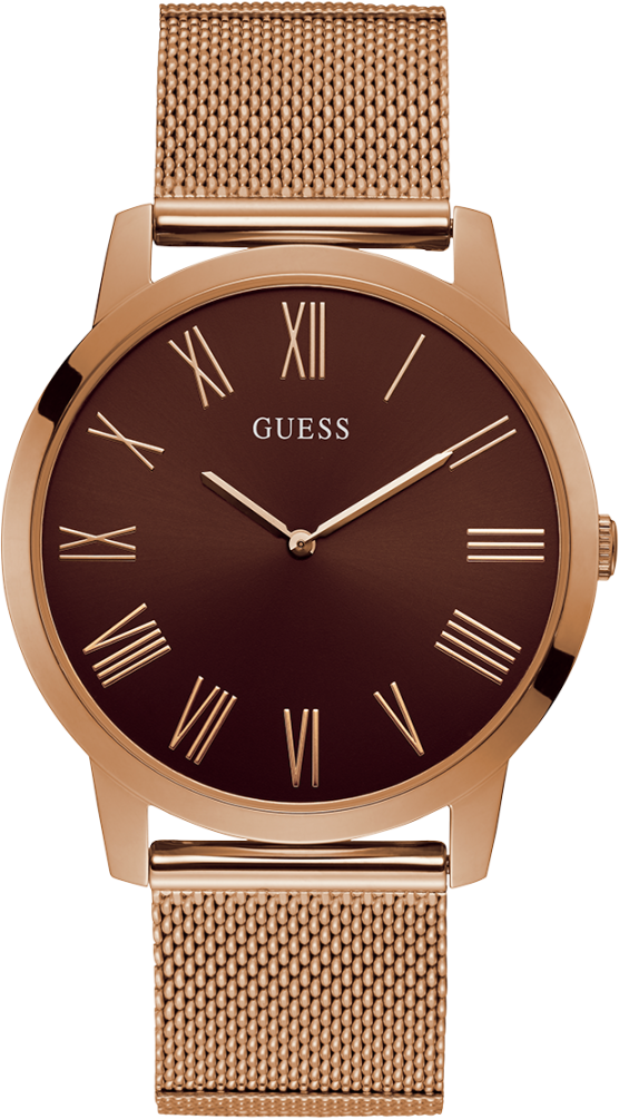 Guess Analog Brown Dial Brown Mesh Bracelet Watch for Men - GW0074G1 Buy Now By Guess