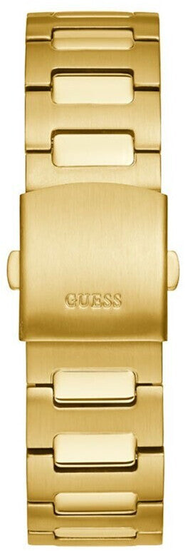Guess Scope Gold Dial Gold Steel Strap Watch for Men - GW0454G2 Buy Now By Guess