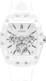 Guess Phoenix Multifunction White Dial White Rubber Strap Watch for Men - GW0203G2 Buy Now By Guess