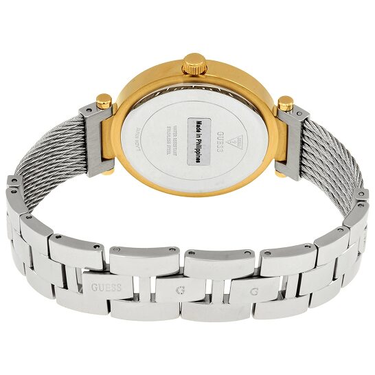 Guess Soho Diamonds Silver Dial Silver Mesh Bracelet Watch for Women - W0638L7 Buy Now By Guess