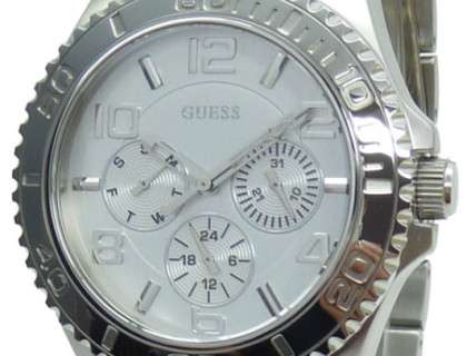 Guess BFF Multifunction Silver Dial Silver Steel Strap Watch for Women - W0231L1 Buy Now By Guess