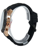 Guess Caliber Chronograph Black Dial Black Rubber Strap Watch for Men - W0864G2 Buy Now By Guess