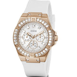 Guess Venus Diamonds White Dial White Rubber Strap Watch for Women - GW0118L4 Buy Now By Guess