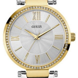 Guess Soho Diamonds Silver Dial Silver Mesh Bracelet Watch for Women - W0638L7 Buy Now By Guess