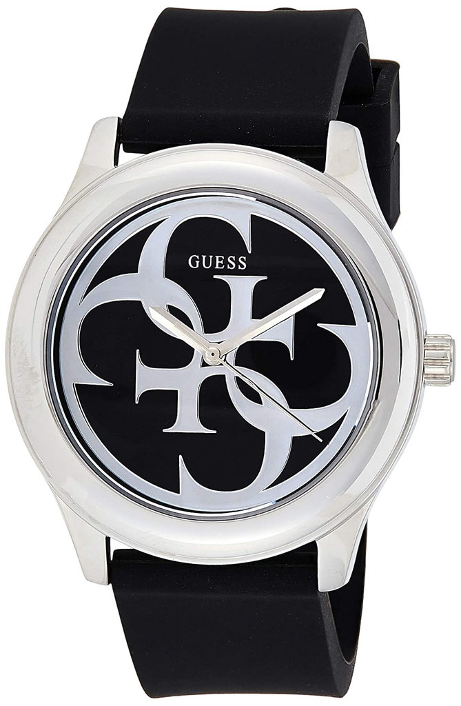 Guess G-Twist Quartz Black Dial Black Silicone Strap Watch For Men - W0911L8 Buy Now By Guess