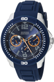 Guess Trade Blue Dial Blue Silicone Strap Watch for Men - W0967G2 Buy Now By Guess