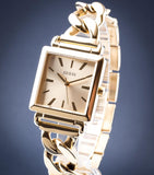 Guess Vanity Gold Dial Gold Steel Strap Watch for Women - W1029L2 Buy Now By Guess