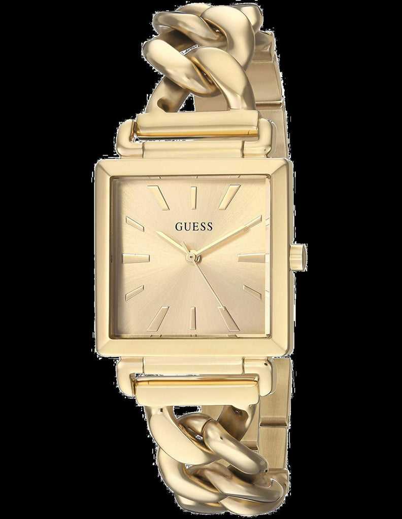 Guess Vanity Gold Dial Gold Steel Strap Watch for Women - W1029L2 Buy Now By Guess