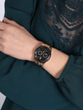 Guess Black Dial Black Rubber Strap Watch For Women - W1053L7 Buy Now By Guess