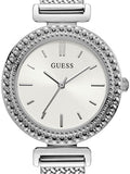 Guess Quartz Silver Dial Silver Mesh Bracelet Watch For Women - W1152L1 Buy Now By Guess