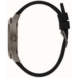 Guess Crush Crystals Silver Dial Black Rubber Strap Watch for Women - W1223L4 Buy Now By Guess