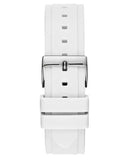 Guess Zena Analog White Dial White Rubber Strap Watch For Women - W1094L1 Buy Now By Guess