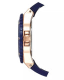 Guess Overdrive White Dial Blue Rubber Strap Watch for Women - W0149L5 Buy Now By Guess