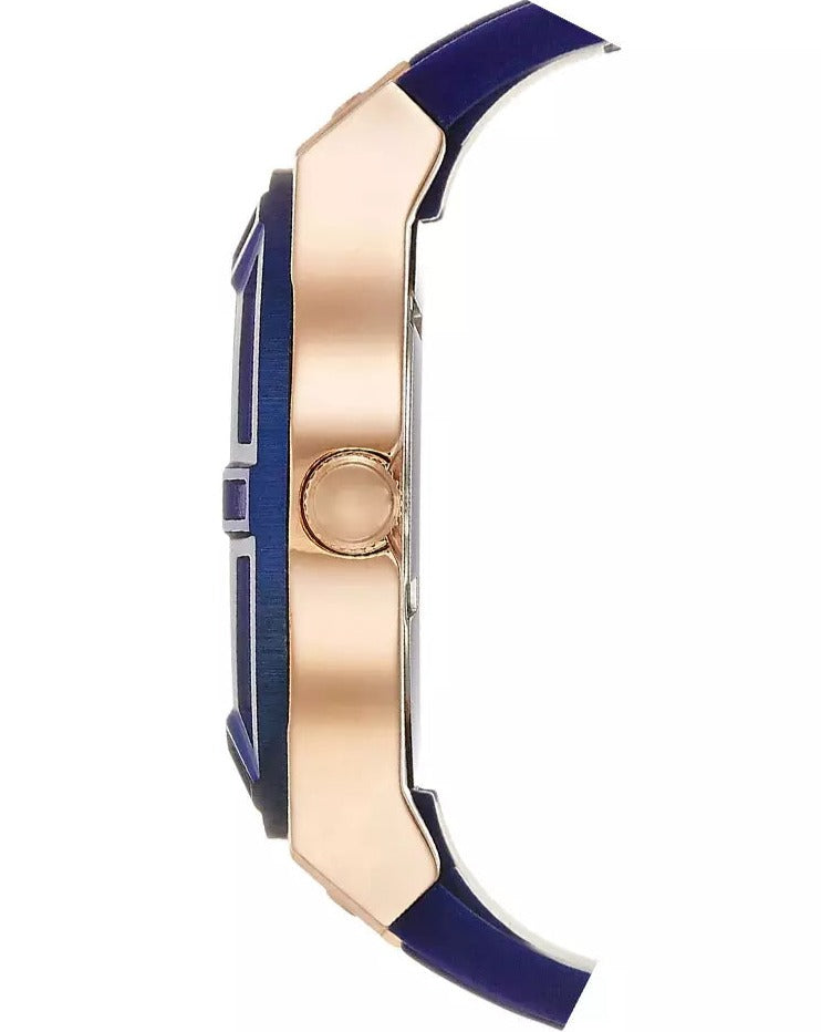Guess Jet Setter Analog Quartz Blue Dial Blue Rubber Strap Watch For Women - W0571L1 Buy Now By Guess