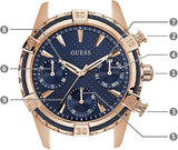 Guess Analog Quartz Blue Dial Blue Rubber Strap Watch For Women - W0562L3 Buy Now By Guess