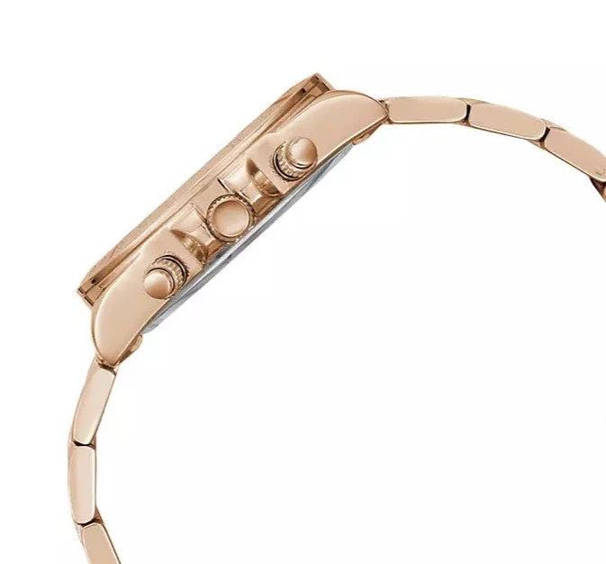 Guess Eclipse Rose Gold Dial Rose Gold Steel Strap Watch for Women - GW0314L3 Buy Now By Guess