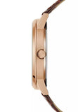Guess Gadget Brown Dial Brown Leather Strap Watch for Men - GW0570G2 Buy Now By Guess