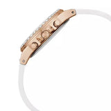 Guess Moonlight Diamonds White Dial White Rubber Strap Watch for Women - GW0257L2 Buy Now By Guess