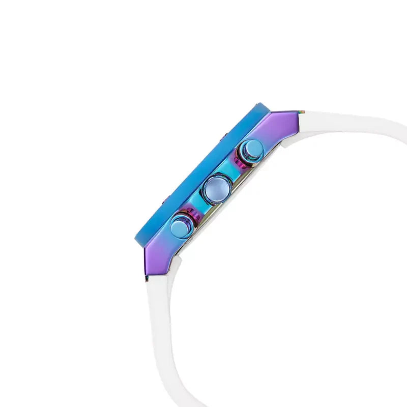 Guess Athena White Dial White Rubber Strap Watch for Women - GW0030L6 Buy Now By Guess