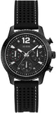 Guess Marina Chronograph Black Dial Black Rubber Strap Watch for Women - W1025L3 Buy Now By Guess