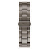 Guess G Twist Diamonds Purple Dial Black Steel Strap Watch For Women - W1201L4 Buy Now By Guess